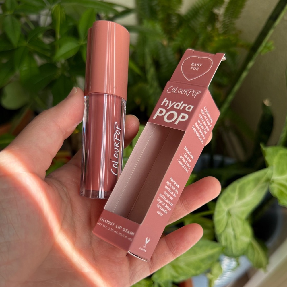 ColourPop HydraPop Glossy Lip Stain – Shade Baby Fox (Warm Nude) – New - Picture 4 of 4